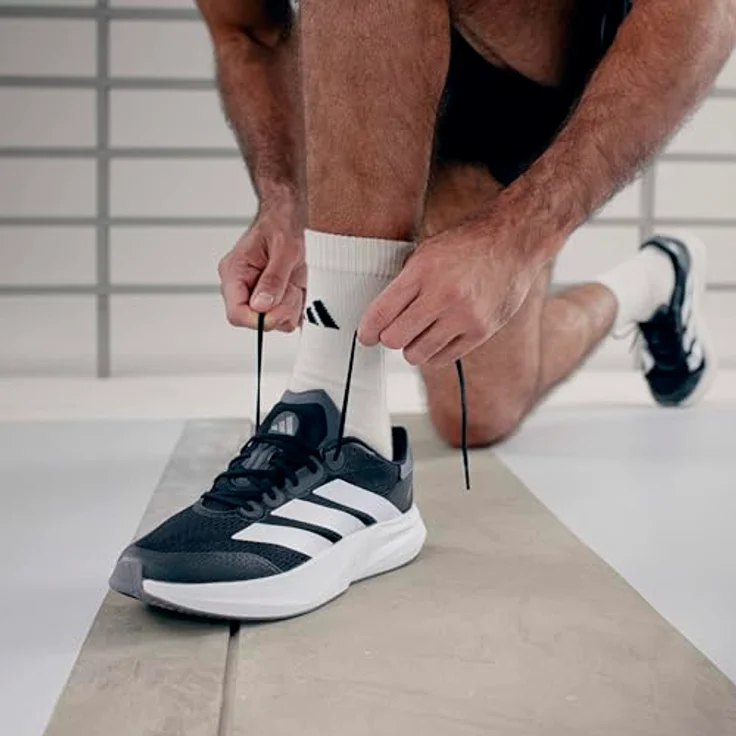 Adidas Duramo Speed 2, Laufschuhe Damen mit LIGHTSTRIKE Dämpfung, atmungsaktivem Mesh und strapazierfähiger Außensohle – Bild 2