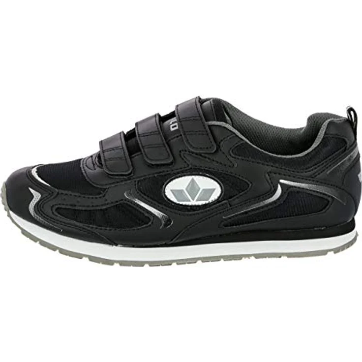 Lico Nelson V (50), Herren Laufschuhe mit Klettverschluss, Komfort-Obermaterial aus Nylon, Schwarz – Bild 2