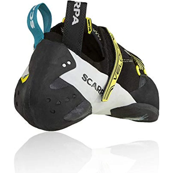 Scarpa Veloce Kletterschuhe, Herren, mit Klettverschluss, Größe 43.5, Schwarz – Bild 4