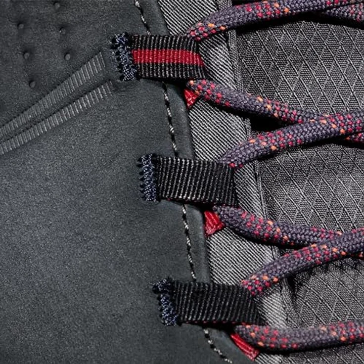 Mammut Nova Mid IV GTX, wasserdichter Wanderschuh aus Nubukleder mit GORE-TEX, flexibel und griffig, schwarz/rot – Bild 8