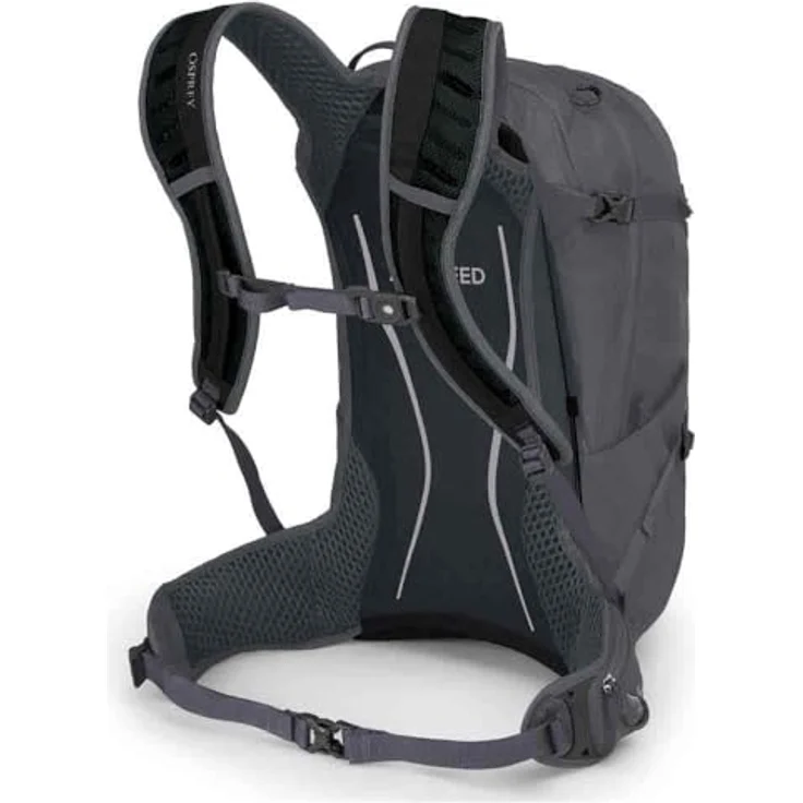 Osprey Syncro 20 Coal Grey O/S, Wanderrucksack mit gespannter Mesh-Rückenplatte und kurvenförmigen Schultergurten – Bild 5