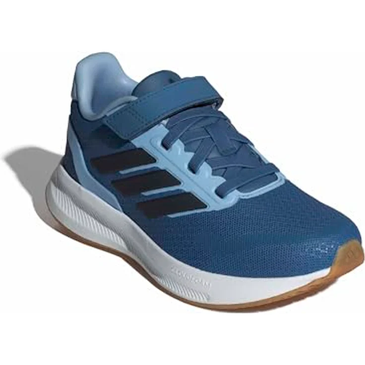 Adidas Runfalcon 5 Kids Schuh, leichter Laufschuh zum einfachen An- und Ausziehen, schwarz – Bild 4