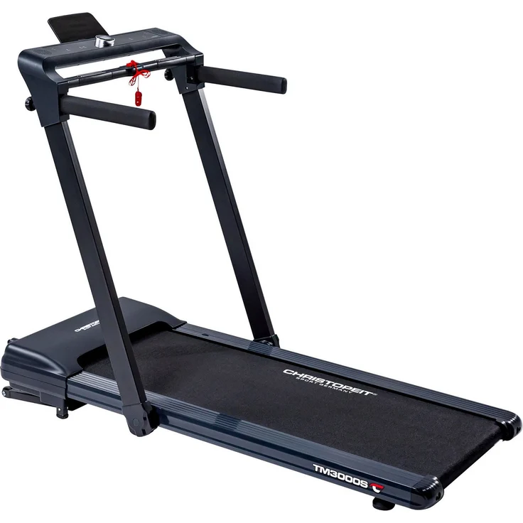 Christopeit Sport® Laufband TM 3000S, Gestensteuerung, Bluetooth, 16 km/h, 15 Programmen, Schwarz