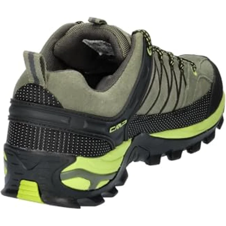 CMP Rigel Low Trekking Shoes WP, Wasserdichte Wanderschuhe mit Griffiger Gummi- und EVASohle, Kaki-Acido, Größe 47 – Bild 6