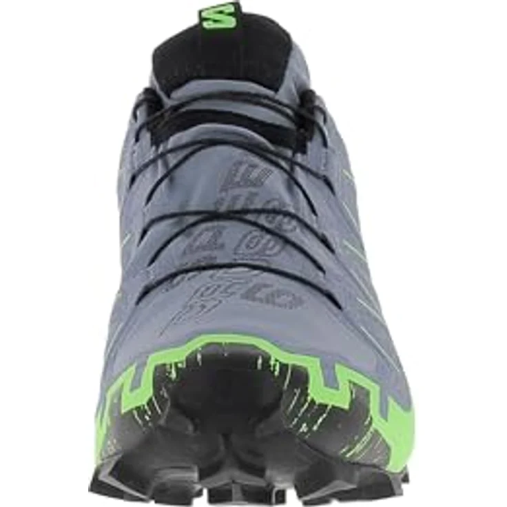 Salomon Speedcross 44 2/3, Laufschuhe mit robustem Mesh-Obermaterial und Schnellschnürung, hellgrau – Bild 3