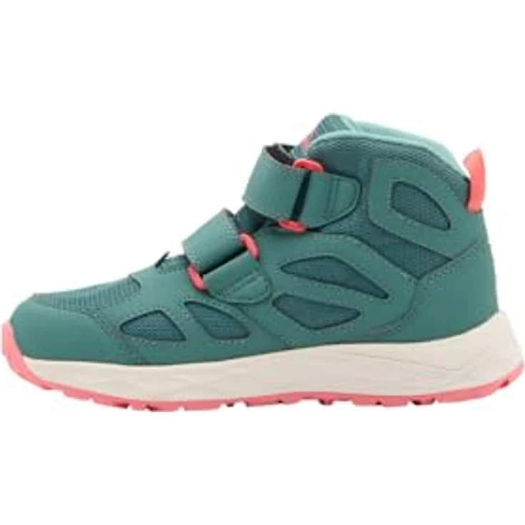Jack Wolfskin Woodland 2 Texapore Mid Vc K, Mädchen Wanderschuhe, wasserdicht, grün – Bild 2