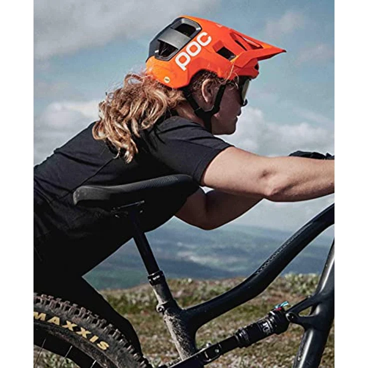 POC Kortal Race MIPS Fahrradhelm, Fluorescent Orange AVIP/Uranium Black Matt, 59-62 – Bild 2