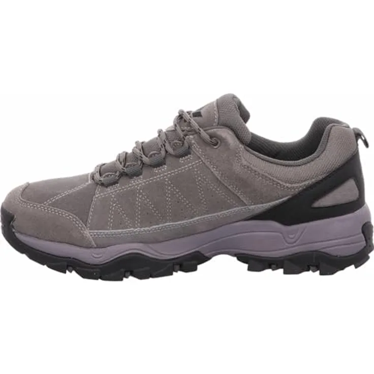 Lico Fairfield, Herren Wanderschuhe, wasserdicht und atmungsaktiv, Veloursleder, Größe 44, Grau