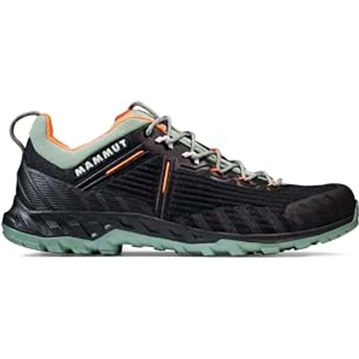 Mammut Alnasca Knit III Low, Herren Wanderschuhe mit Vibram Megagrip Außensohle, Schwarz, Größe 43.5 – Bild 2