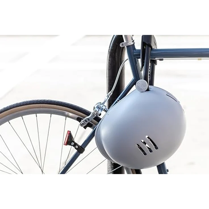 Thousand Heritage Fahrradhelm, Arctic Grey, Large, mit Dial-Fit-System und veganen Lederriemen, sicherheitszertifiziert, 7 Belüftungsöffnungen – Bild 8