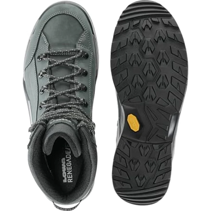 Lowa Renegade EVO GTX Mid, Herren Wanderschuhe mit GORE-TEX®-Membran, 46.5 EU, Veloursleder – Bild 6