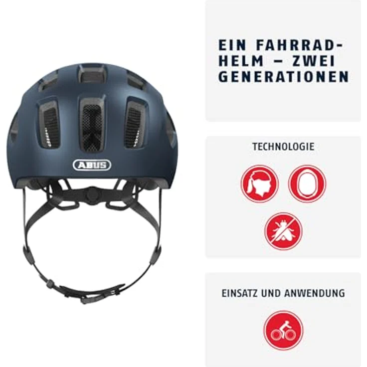 ABUS Youn-I 2. 0 Fahrradhelm für Jugendliche und Erwachsene – Bild 3
