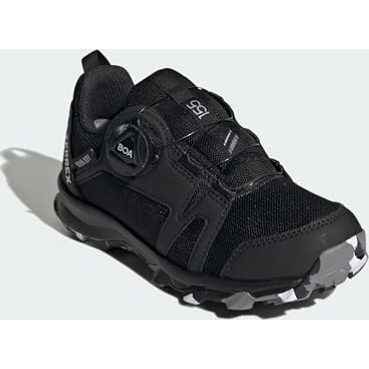 Adidas TERREX AGRAVIC BOA R.RDY K, wasserdichte Trailrunning-Schuhe mit BOA® Fit System, schwarz/weiß/rot – Bild 5
