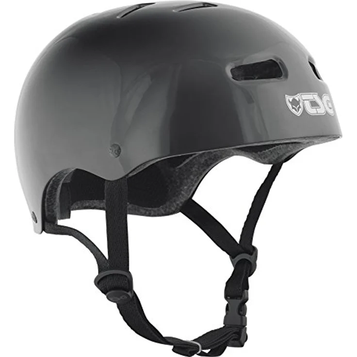 TSG Skate/BMX Injected, Halbschalenhelm in Schwarz, S/M, mit EPS-Schaum und Tuned Fit System – Bild 1
