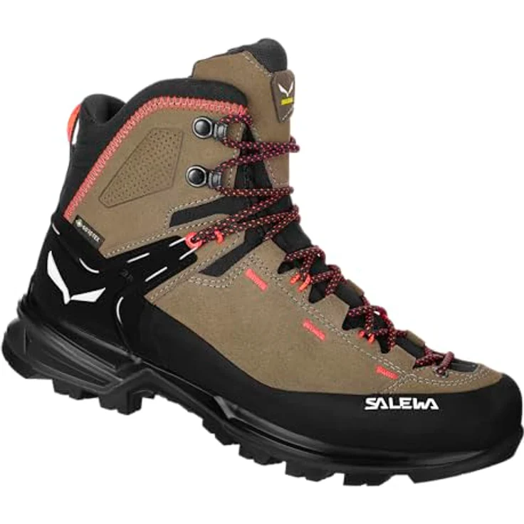 Salewa Mountain Trainer 2 Mid Gore-Tex, Damen Wanderschuhe mit 360°-Gummirand, wasserdicht, Größe 40.5, Grau – Bild 3
