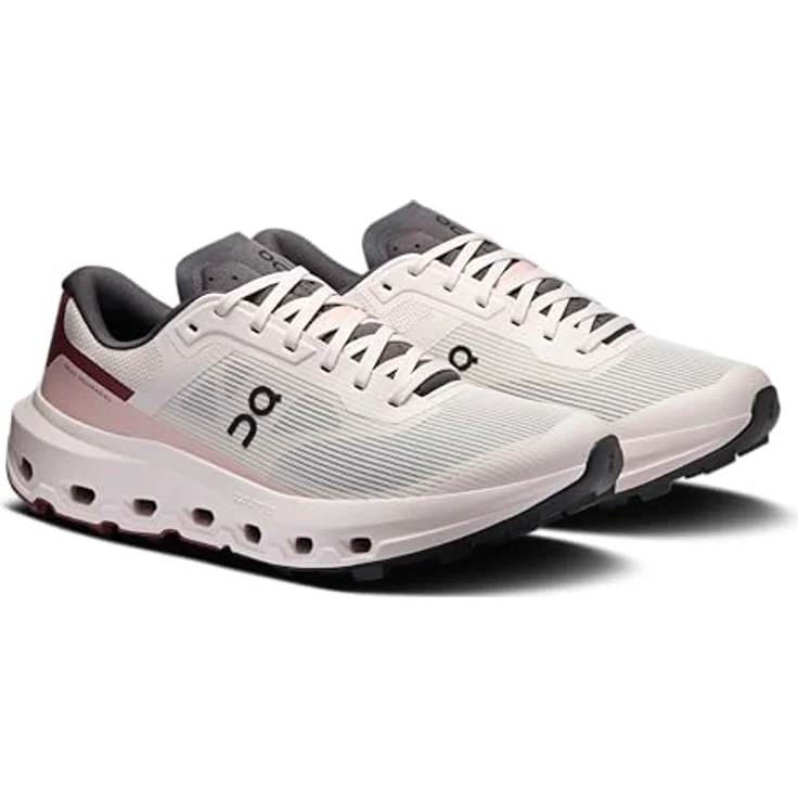 ON Running CLOUDVISTA 3, Trailrunning-Schuhe mit atmungsaktivem Mesh-Obermaterial, starker Dämpfung und Missiongrip™-Außensohle, Farbe Oyster | Barberry, Größe 40 – Bild 6
