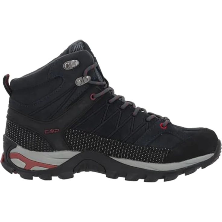 CMP Campagnolo Rigel Mid WP, Herren Wanderschuhe, Trekking Schuhe mit Kevlar und EVA-Zwischensohle, Blau, Größe 43 – Bild 3