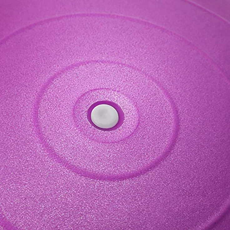 BODYMATE Gymnastikball Sitzball Trainingsball mit GRATIS E-Book inkl. Luft-Pumpe, Ball für Fitness, Yoga, Gymnastik, Core Training, für starken Rücken als Büro-Stuhl Magenta 85cm – Bild 4