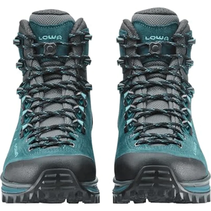 Lowa RANDIR GTX MID Ws, Wanderschuh für Damen aus Nubukleder und Textil, blau, Größe 40 – Bild 3