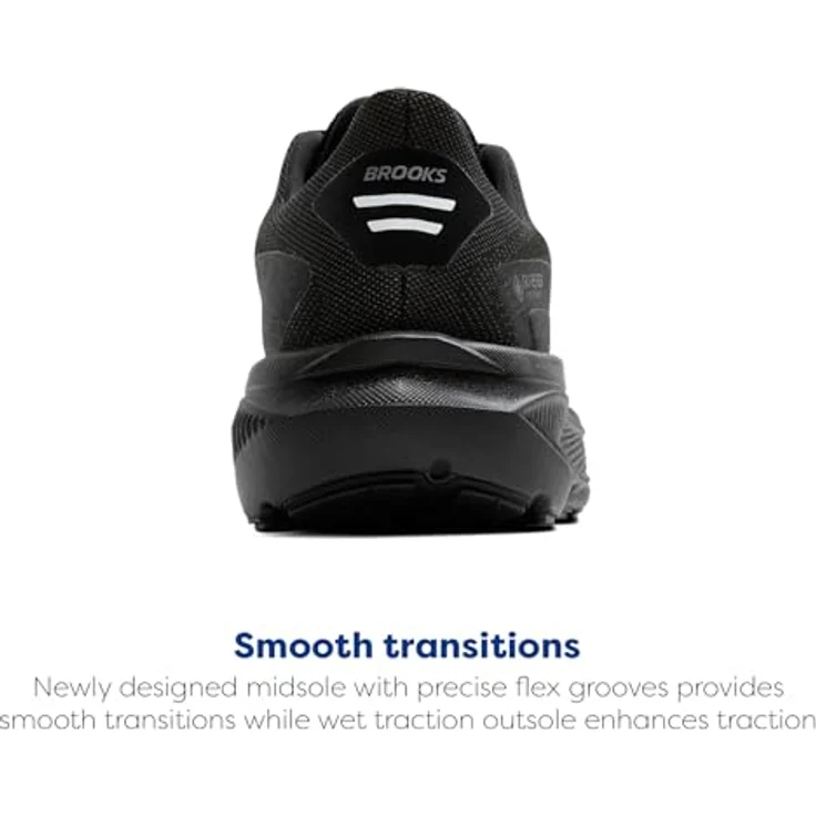 Brooks Running Ghost 17 GTX, Herren Laufschuhe, Wasserdicht mit Gore-Tex-Membran, Schwarz, Größe 42.5 – Bild 3