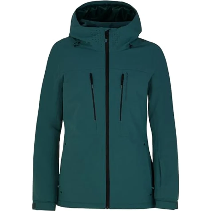 Protest PRTBEVERLY Damen-Skijacke, winddicht und atmungsaktiv, Rainstorm Blue, Größe S/36 – Bild 1