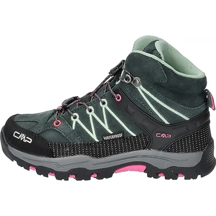 CMP Kinder-Allwetterstiefel KIDS RIGEL MID TREKKING SHOES, grau, wasserdicht mit CLIMA PROTECT-Membran, EU Größe 34 – Bild 2