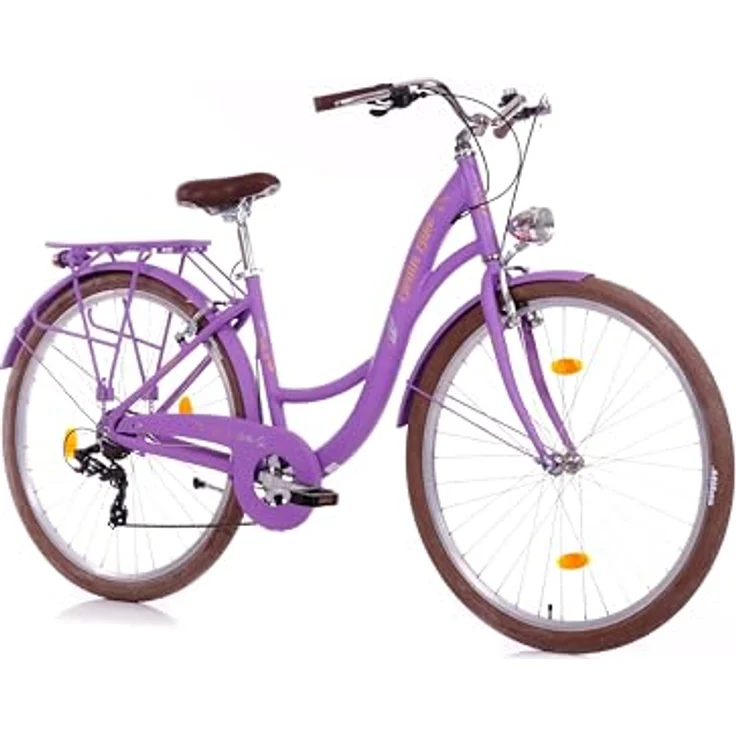BERLIN BIKE City Bike Bella 2 – 28 Zoll Damen Dutch Bike mit Shimano 7-Gang Schaltung, elegantes Vintage-Design – Bild 2