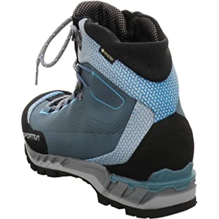 La Sportiva La Trango Tech Gtx 21T903624, Wanderschuhe aus wasserdichtem Nubukleder, Slate/Topaz, mit 3D Flex Bewegungssystem und Anti-Shock Zwischensohle – Bild 2