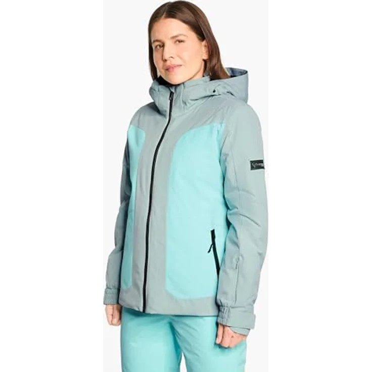 Ziener Skiwear Damen Ski Jacke TARLA-Z, wattiert, wasser- und winddicht, PFAS-frei, eucalyptus - Größe 38 – Bild 4