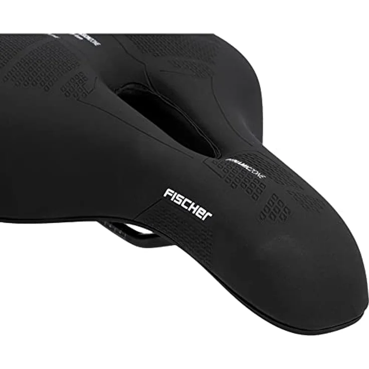 Fischer R.E.Med. Fahrradsattel, ergonomisch mit Memory-Foam-Einlage, geeignet für Trekkingräder – Bild 3