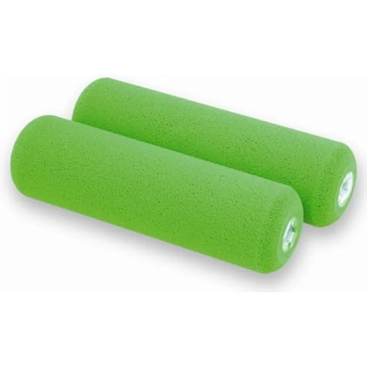 Yachtcare Lackierwalze 100 mm, 2er Pack, blasenfrei für 1K und 2K Lacke, grün, formstabil bei Lösemittelkontakt