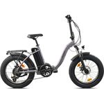 LLobe Falt E-Bike 20" Terrain, grau, 36V/13Ah mit 100 km Reichweite