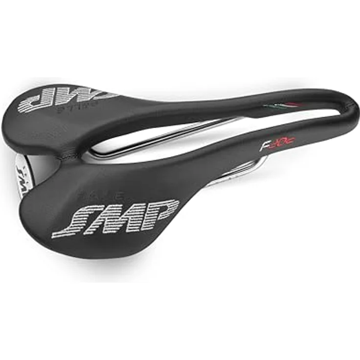 Selle SMP Herren FC20 C Fahrradsattel, schwarz, 134 mm Sitzbreite, Edelstahl Schienen, Kohlefaser-Nylon Bezug – Bild 3
