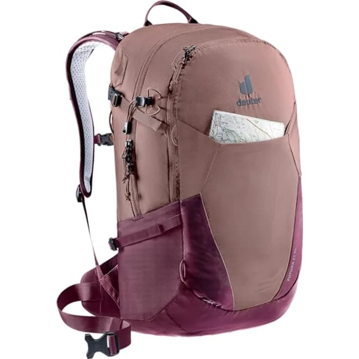 deuter Futura 21 SL Damen Wanderrucksack, 21 L, Aircomfort Netzrücken-System, ashrose-cassis – Bild 5