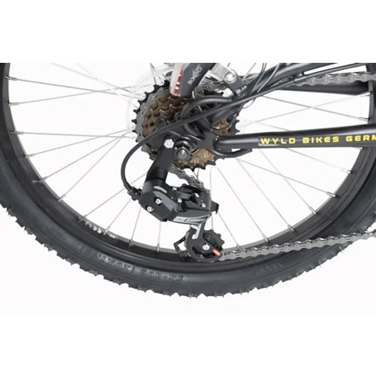 WYLD Kinder-Mountainbike Fully ATB 20" Zodiac, 6 Gänge, RH 31 cm, Blau, für Körpergrößen 120-140 cm, mit Federgabel und Hinterbaufederung – Bild 3