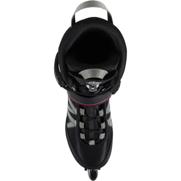 K2 Skates KINETIC 80 PRO XT M Inline Skates Herren, schwarz-grau-rot, Größe EU 40.5, mit Stability Plus Cuff und F.B.I.-Schiene для optimalen Tragekomfort und Gleichgewicht – Bild 4