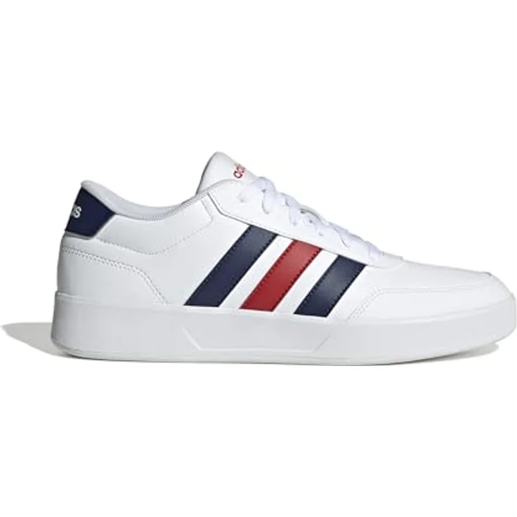 adidas Herren Breaknet 3.0 Shoes, Laufschuhe mit Synthetik-Obermaterial, FTWR White/Dark Blue/Better Scarlet, 48 EU – Bild 2
