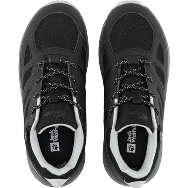 Jack Wolfskin Woodland 2 Texapore Low K, Unisex Wanderschuhe mit wasserdichtem Texapore Material, Schwarz – Bild 3