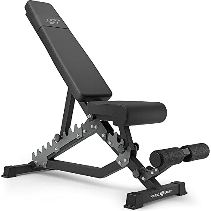 Marbo Sport Doppelseitige Bank verstellbare Hantelbank Trainingsbank MS-L101 2.0, Schwarz – Bild 1
