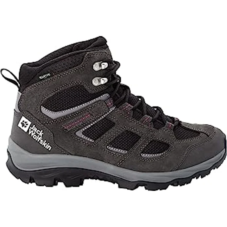 Jack Wolfskin VOJO 3 TEXAPORE MID W, Wasserdichte Wanderschuhe mit guter Knöchelunterstützung, schwarz – Bild 1