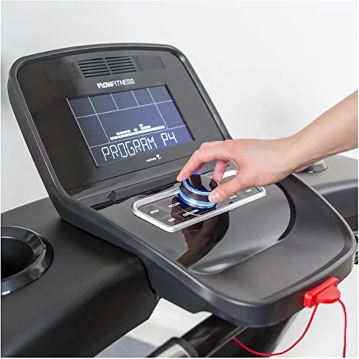 Flow Fitness Perform T2i Laufband - 29 Programme - klappbar - Herzfrequenzfunktion – Bild 3