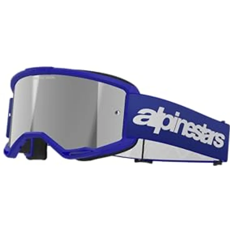 Alpinestars Vision 3, leichte Crossbrille mit hervorragender Sicht, blau
