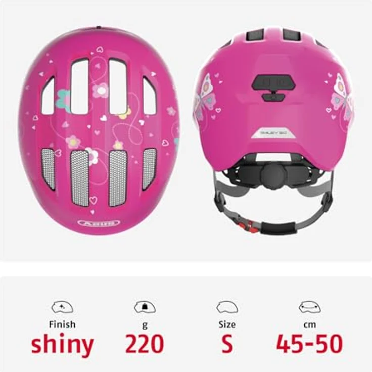 ABUS Smiley 3. 0 | S | Pink Butterfly – Bild 4
