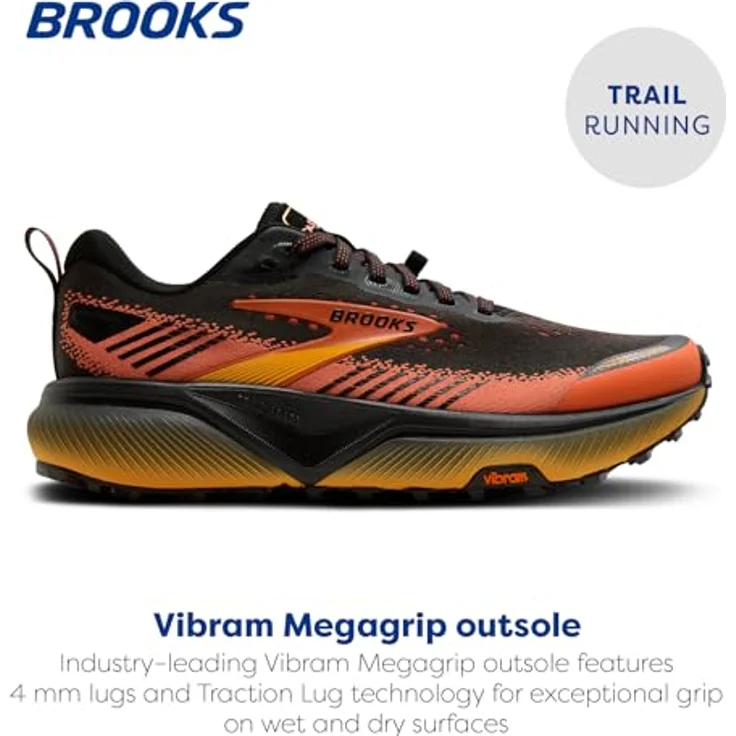 Brooks Cascadia 20 Trailrunningschuhe Herren, robuste Konstruktion für anspruchsvolle Trails, optimale Dämpfung und Unterstützung – Bild 3