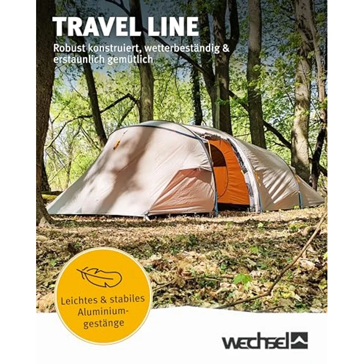 Wechsel Intrepid 5 Travelline, Tunnelzelt für 5 Personen, leichtes Aluminium, 5.90 kg – Bild 7