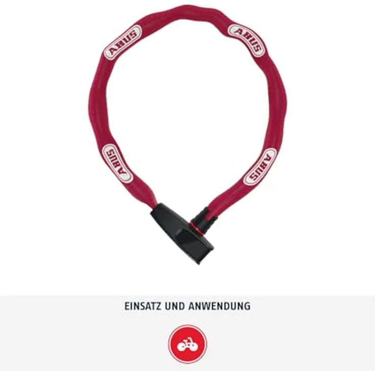 Abus Catena 6806, Veloschloss (85 cm) mit flexibler Kette und geringem Gewicht – Bild 2