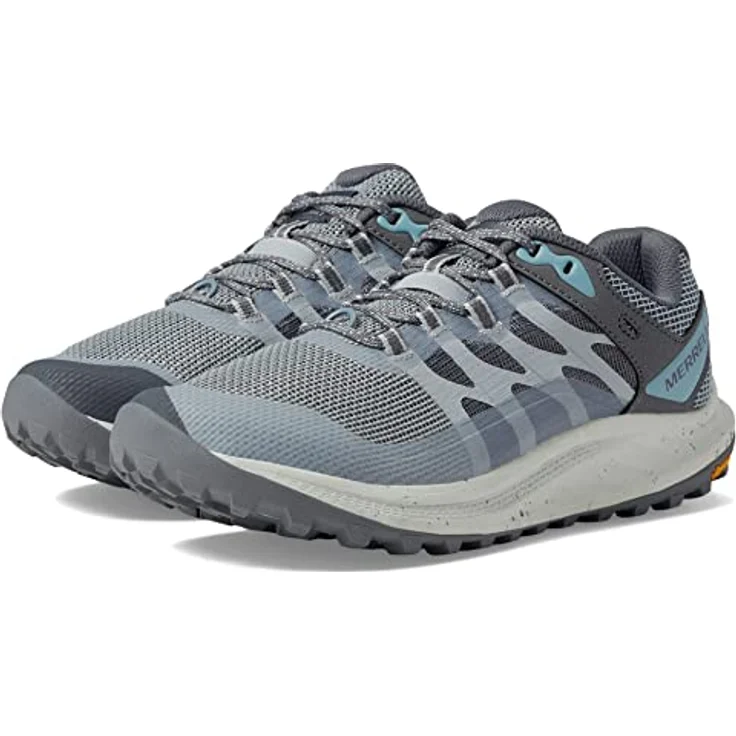 Merrell Antora 3 J067600, leichter Multisportschuh für Frauen, griffige Vibram-Aussensohle, atmungsaktiv, Hochgrau, EU 38 – Bild 2