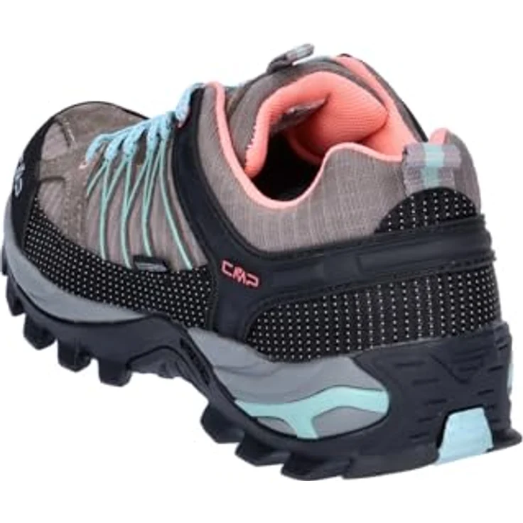 CMP Rigel LOW 3Q54456, Damen Trekking Schuhe mit EVA-Gummi Sohle, waterproof, atmungsaktiv, Textil-Leder-Obermaterial – Bild 4