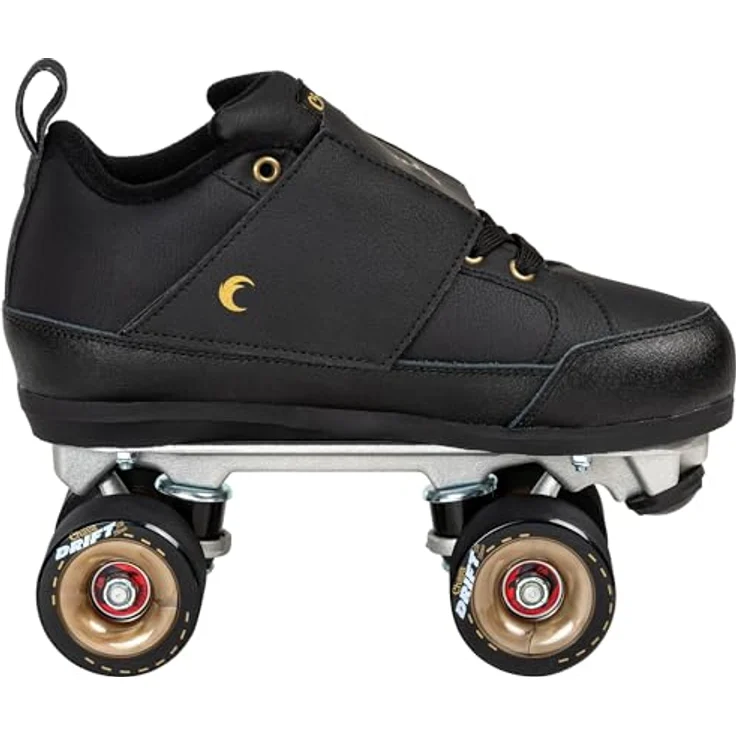 Chaya Jam Rollerskates, Rollschuhe mit Galaxy-Platte Evo, ABEC 9 Lagern, schwarz, Größe 41, individuell gestaltbar mit austauschbaren Flaps – Bild 6