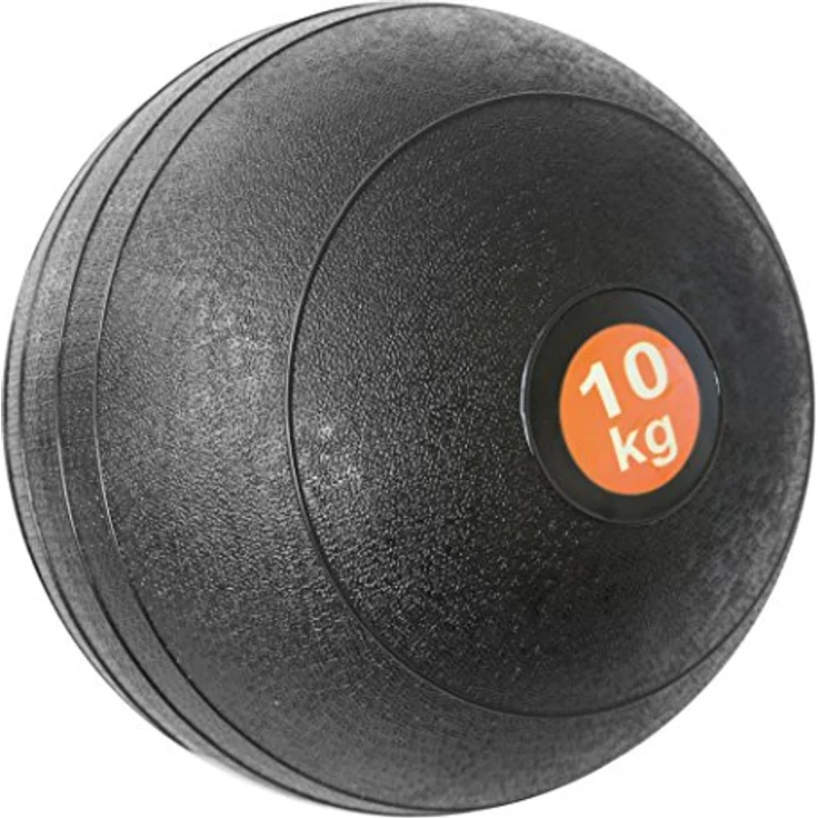 Slam Ball 10kg schwarz Medizinball Krafttraining Bootcamp Gewichte schwarz – Bild 1